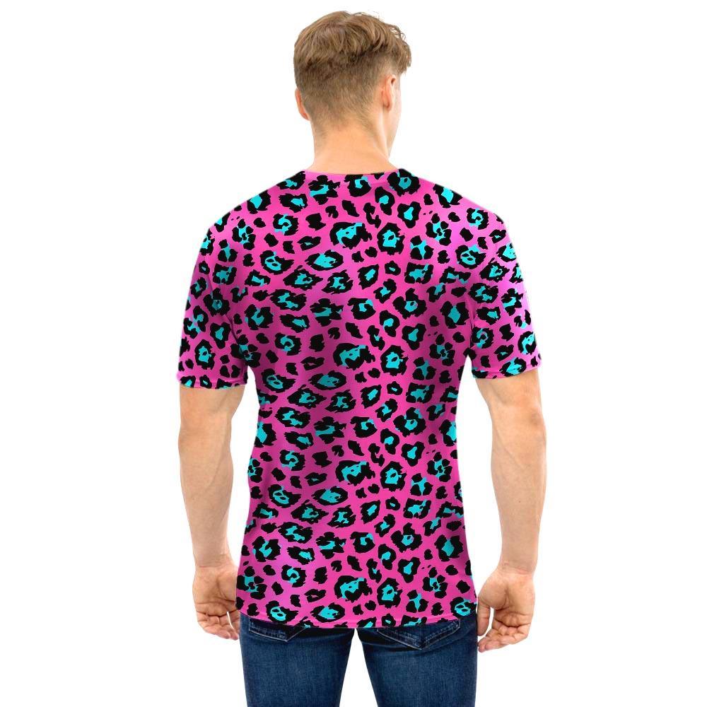 Pink Cheetah Men T Shirt-grizzshop