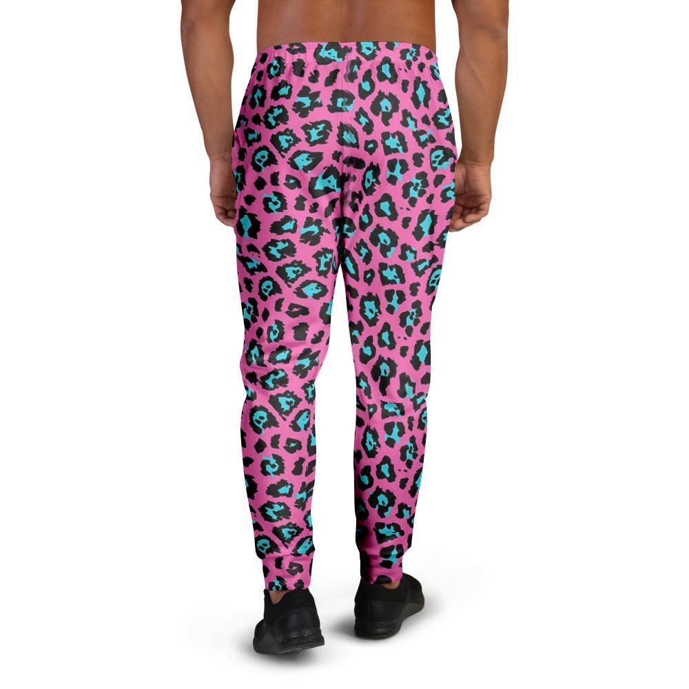 Pink Cheetah Men's Joggers-grizzshop