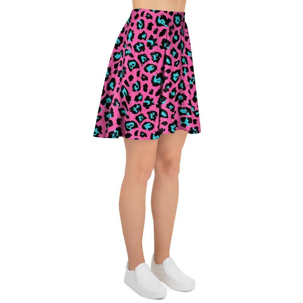 Pink Cheetah Women's Skirt-grizzshop
