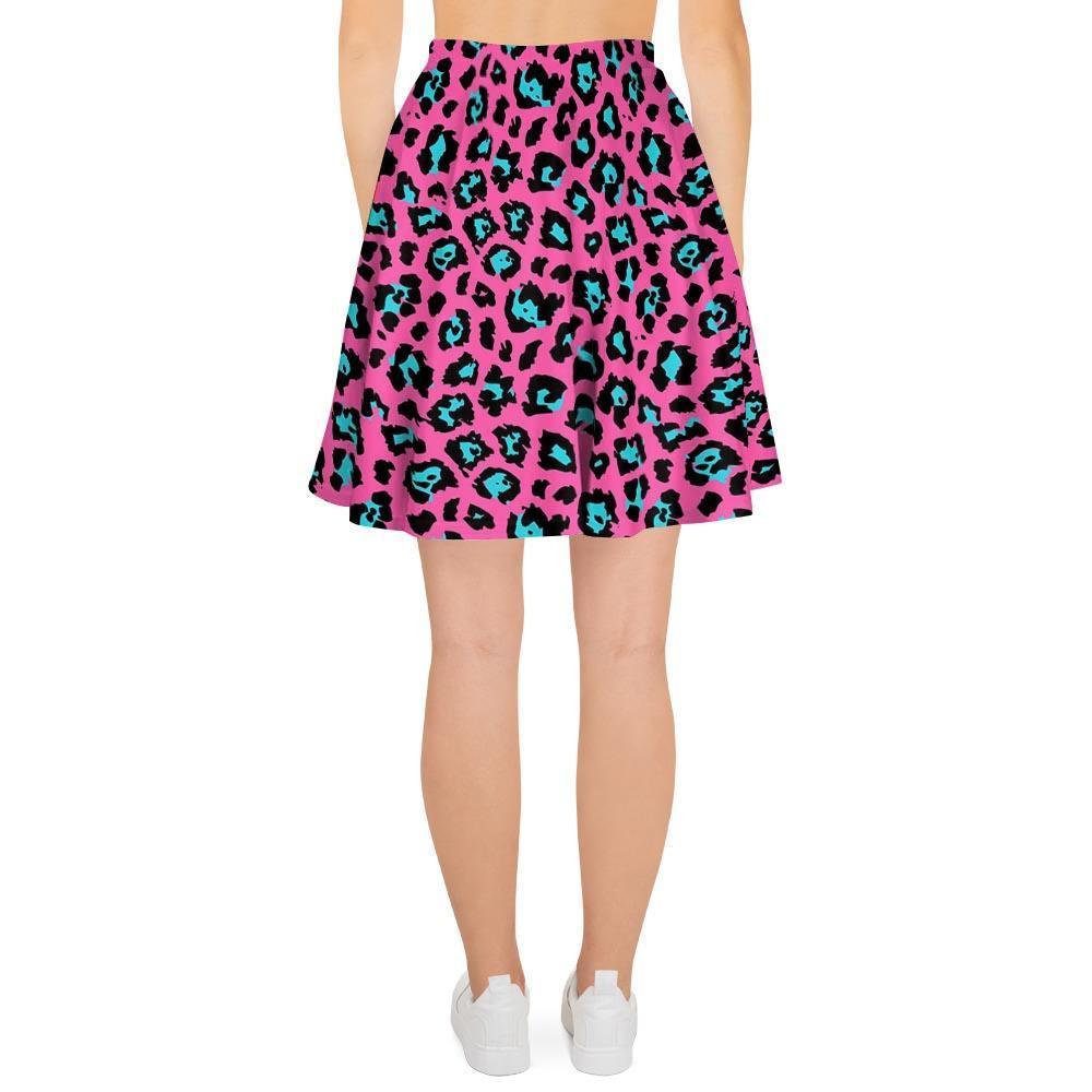 Pink Cheetah Women's Skirt-grizzshop