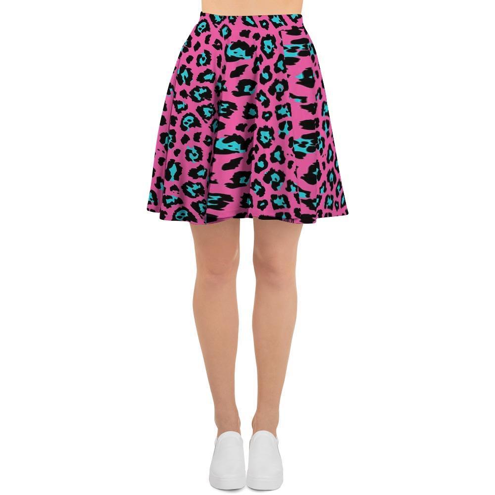 Pink Cheetah Women's Skirt-grizzshop