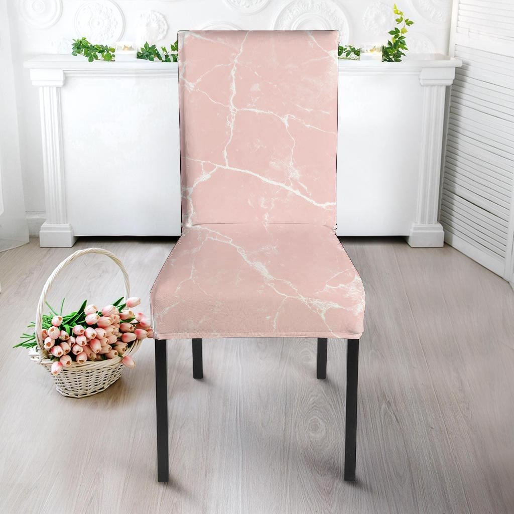 Pink Cracked Marble Chair Cover-grizzshop