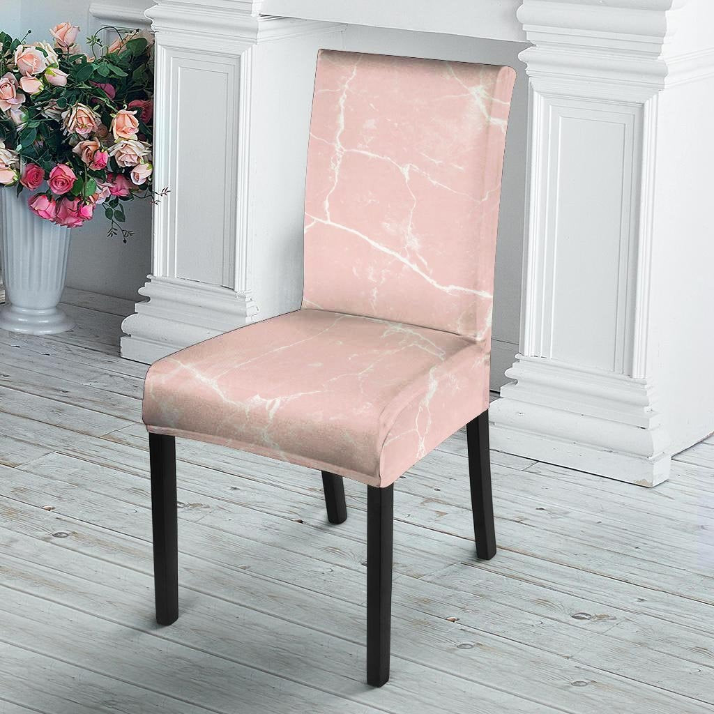Pink Cracked Marble Chair Cover-grizzshop