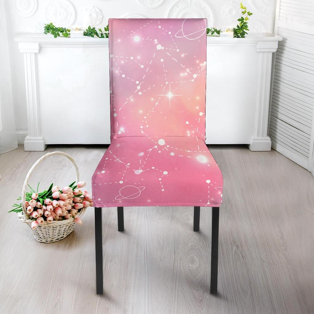 Pink Galaxy Stardust Chair Cover-grizzshop