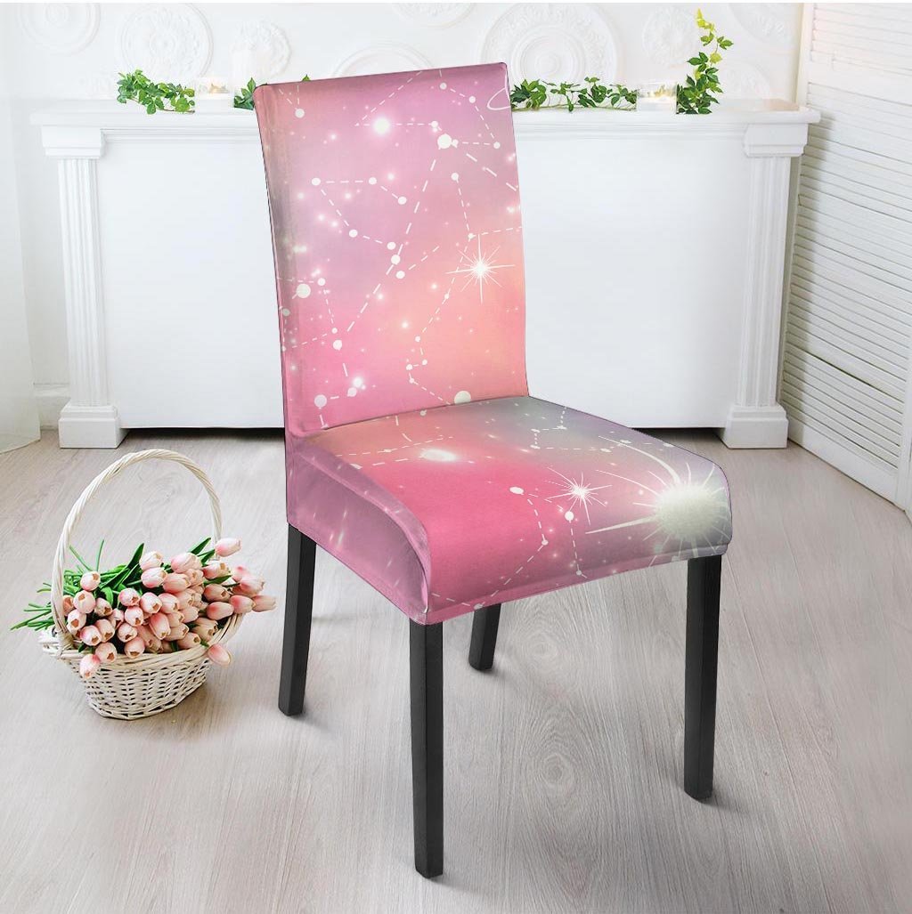 Pink Galaxy Stardust Chair Cover-grizzshop