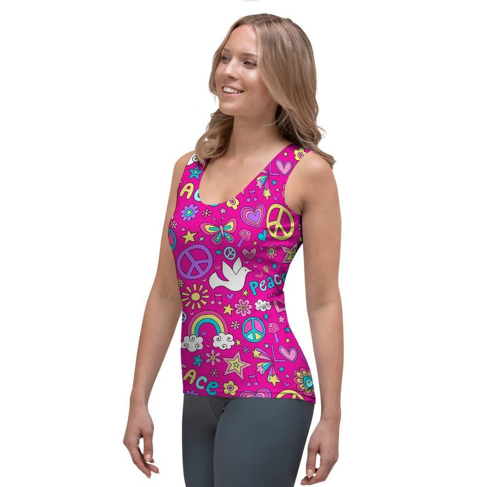 Pink Hippie Women's Tank Top-grizzshop