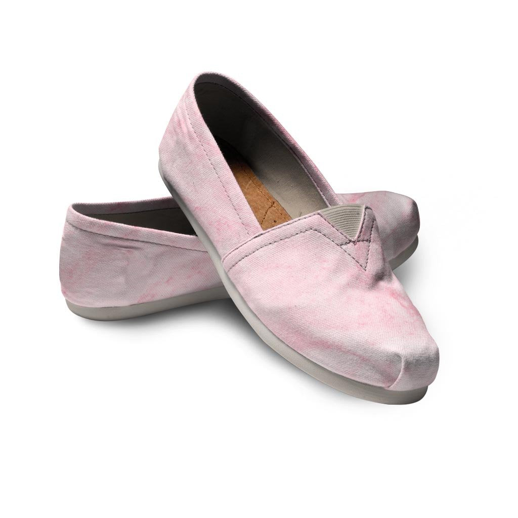 Pink Marble Canvas Shoes-grizzshop