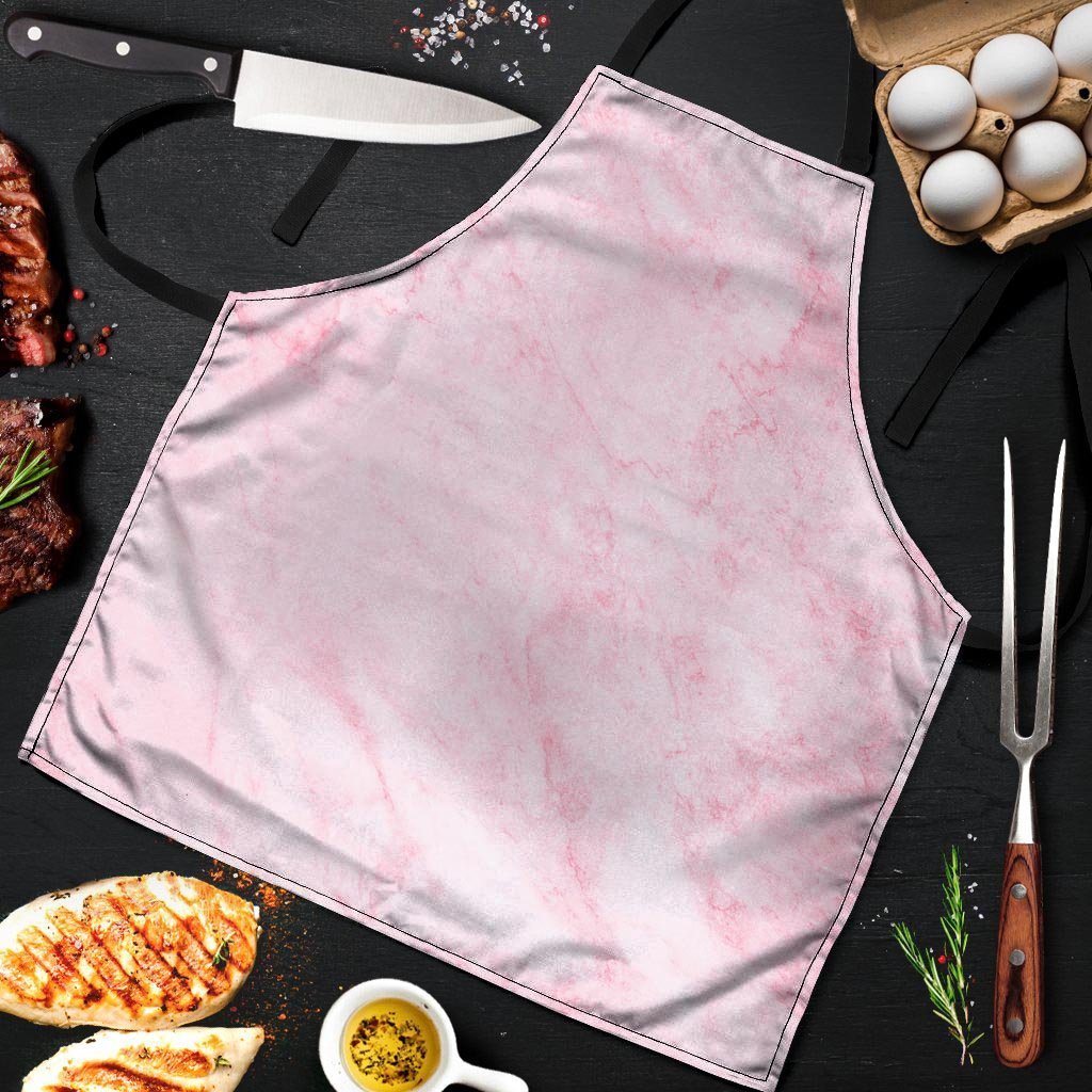 Pink Marble Men's Apron-grizzshop