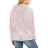 Pink Marble Pattern Print Women Pullover Hoodie-grizzshop