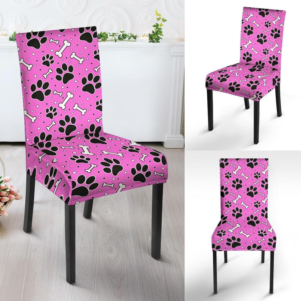 Pink Paw Chair Cover-grizzshop