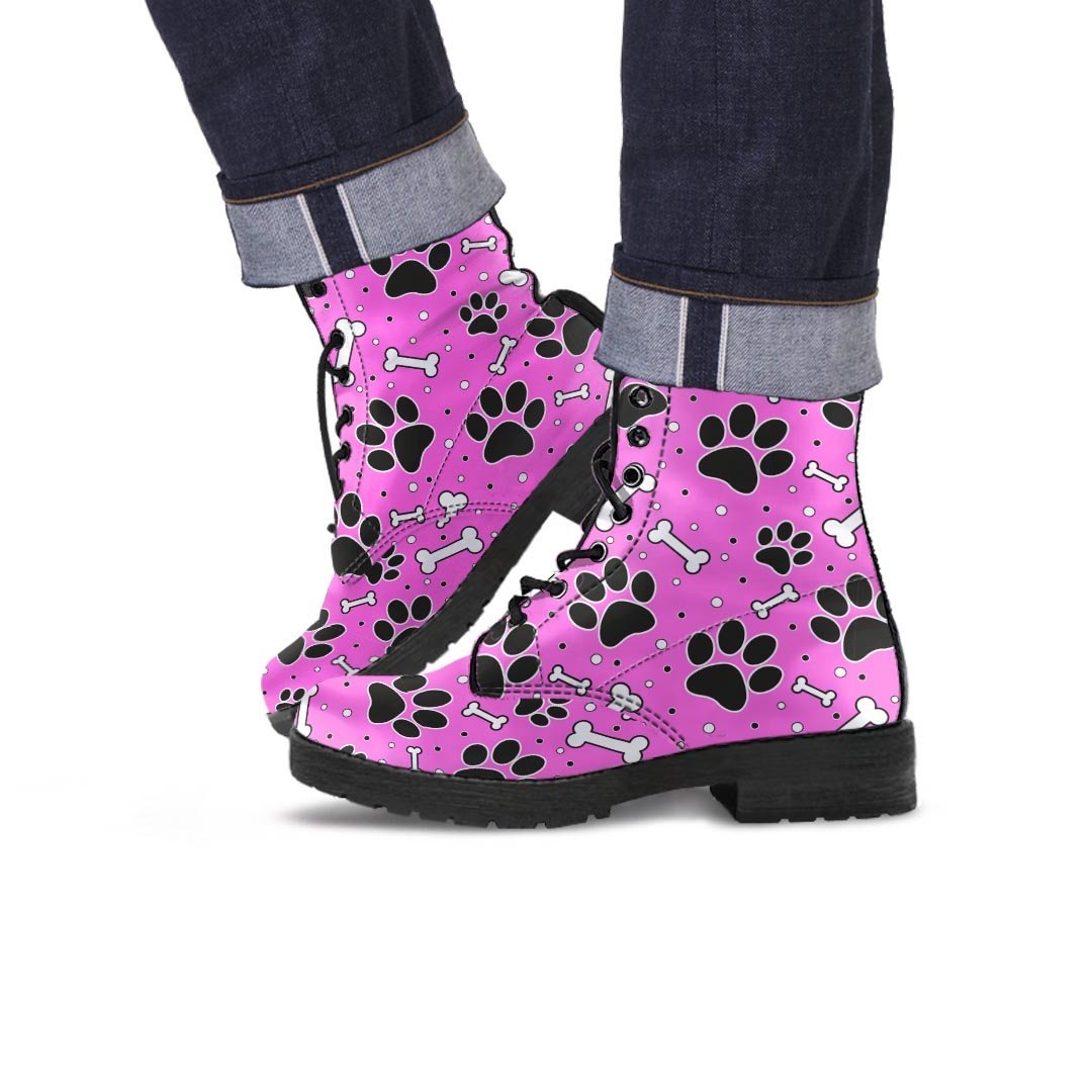 Pink Paw Men's Boots-grizzshop