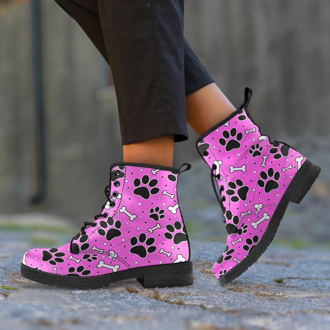 Pink Paw Men's Boots-grizzshop