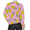 Pink Pineapple Print Sweatshirt-grizzshop
