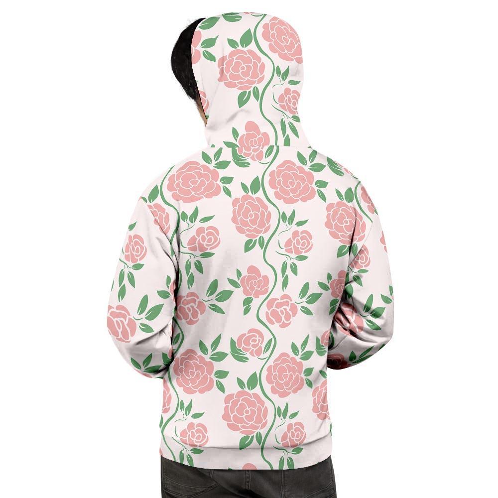 Pink Rose Flower Men's Hoodie-grizzshop