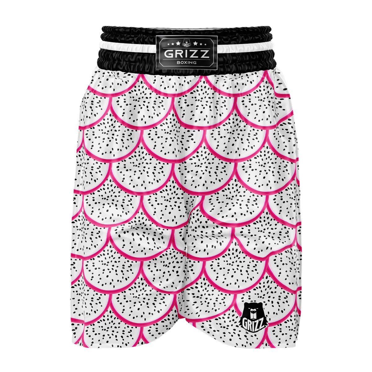 Pitaya Pattern Print Boxing Shorts-grizzshop