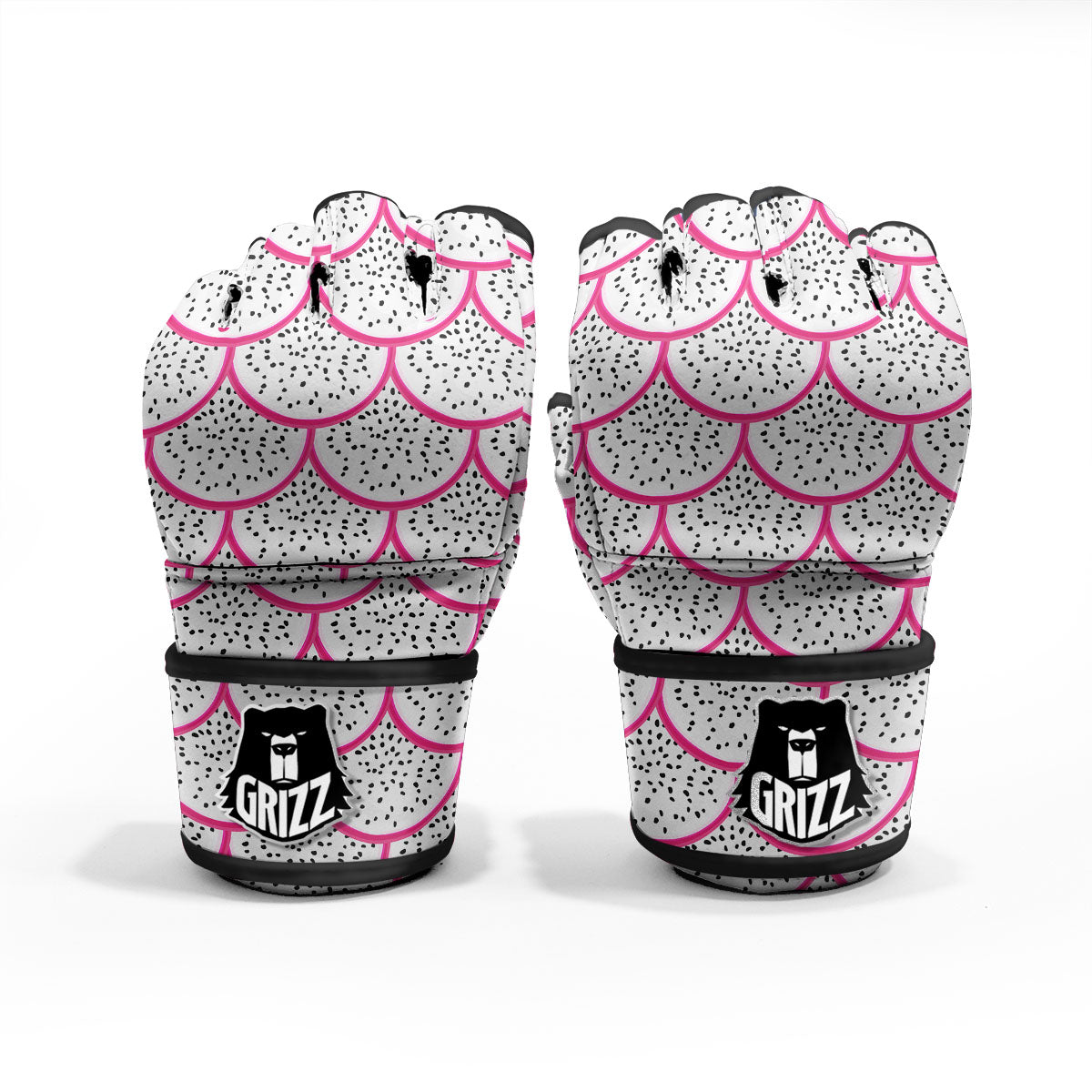 Pitaya Pattern Print MMA Gloves-grizzshop