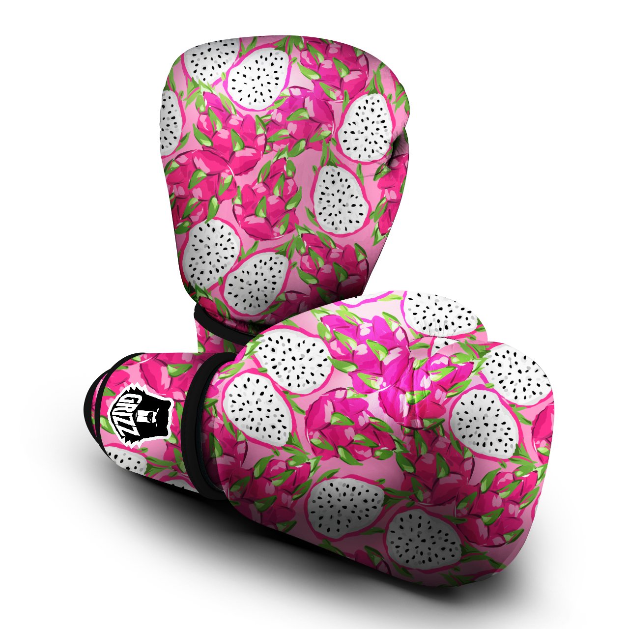 Pitaya Tropical Print Pattern Boxing Gloves-grizzshop
