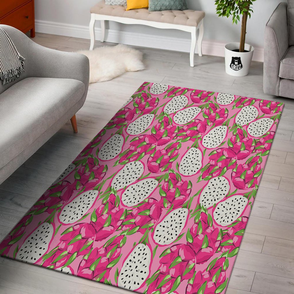 Pitaya Tropical Print Pattern Floor Mat-grizzshop