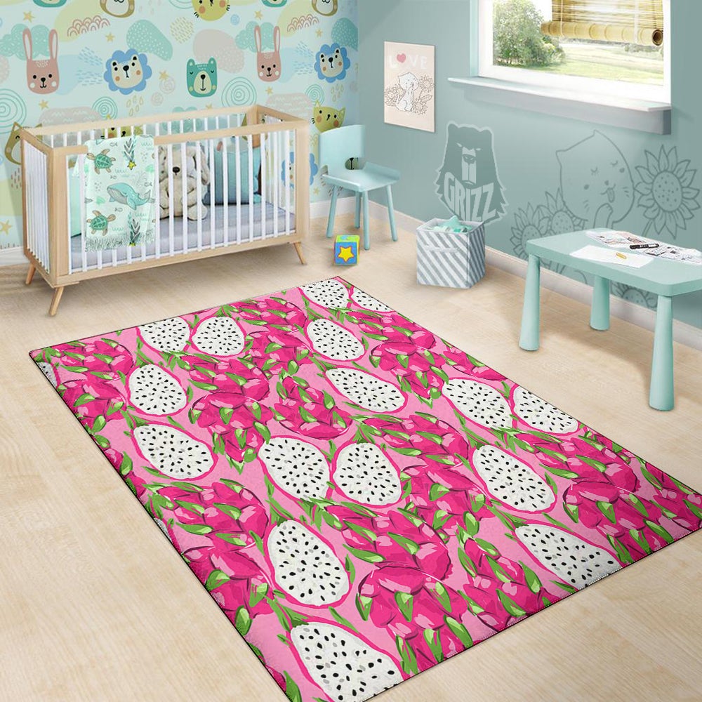 Pitaya Tropical Print Pattern Floor Mat-grizzshop