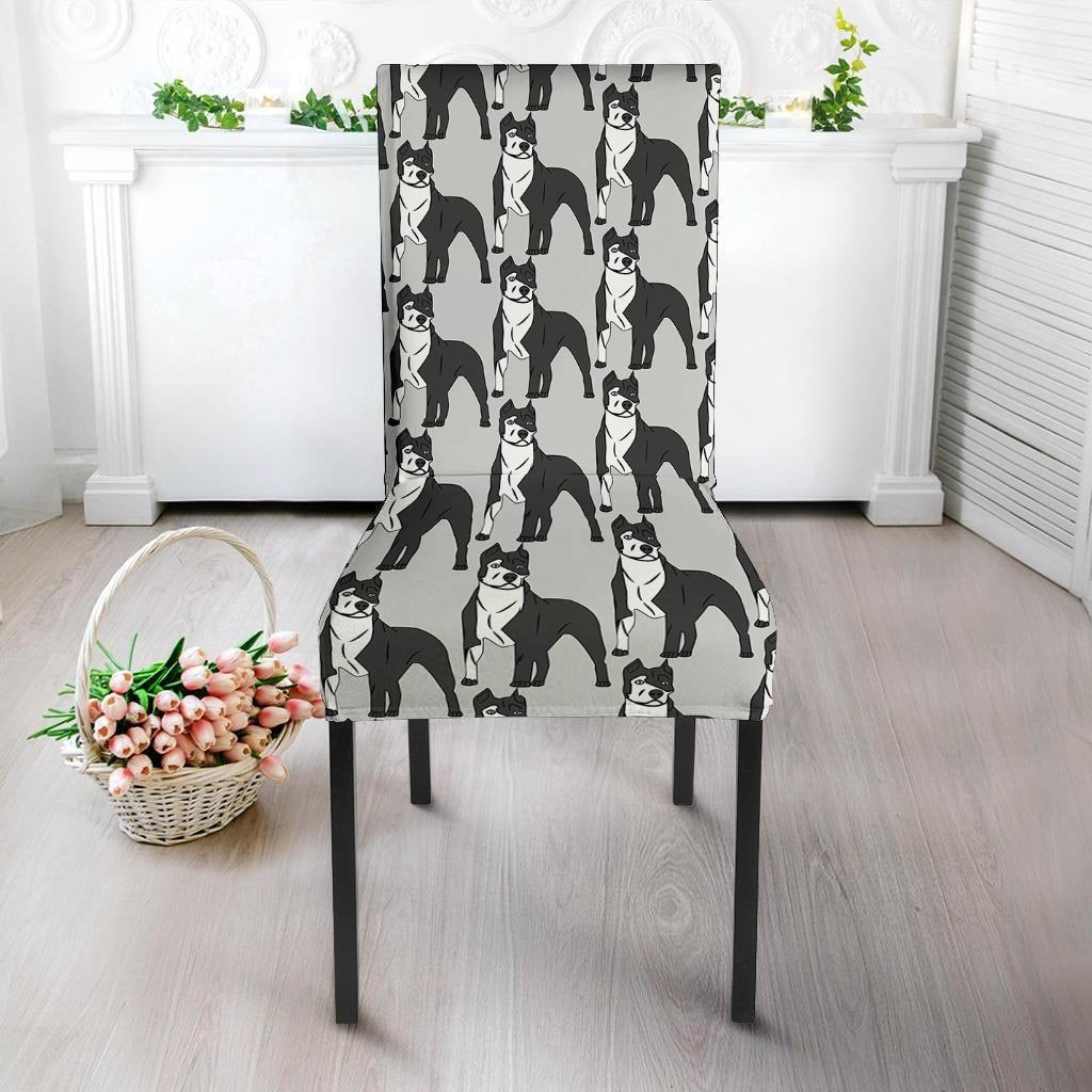 Pitbull Print Chair Cover-grizzshop