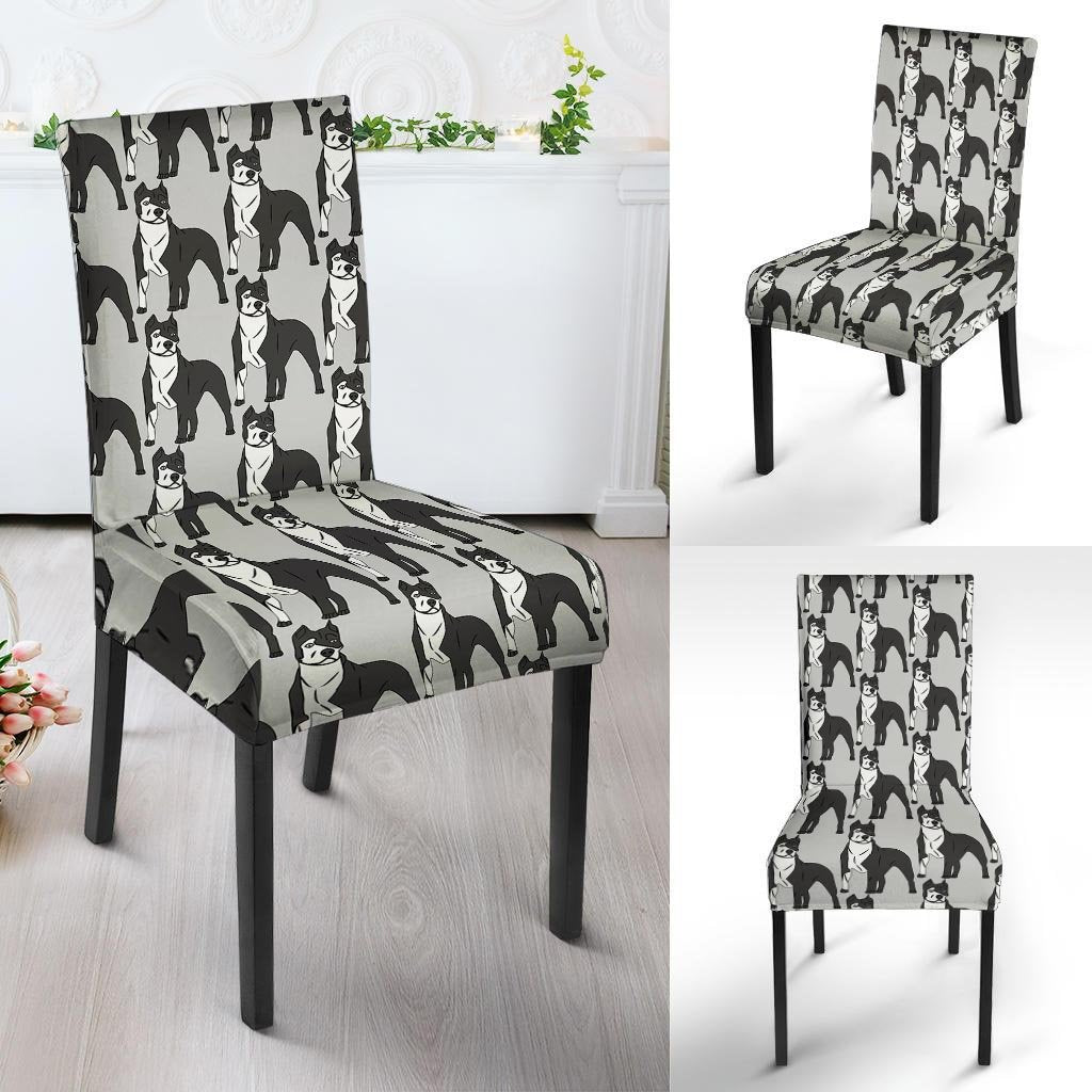 Pitbull Print Chair Cover-grizzshop