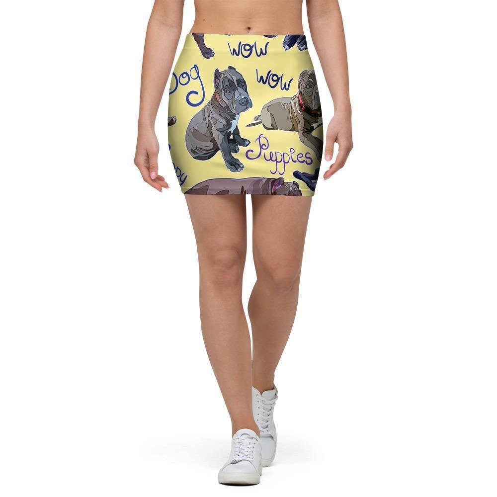 Pitbull Puppy Mini Skirt-grizzshop