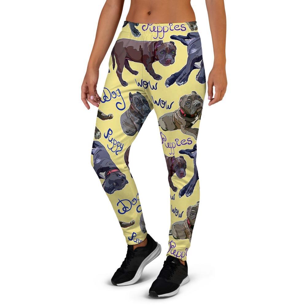 Pitbull Puppy Women's Joggers-grizzshop