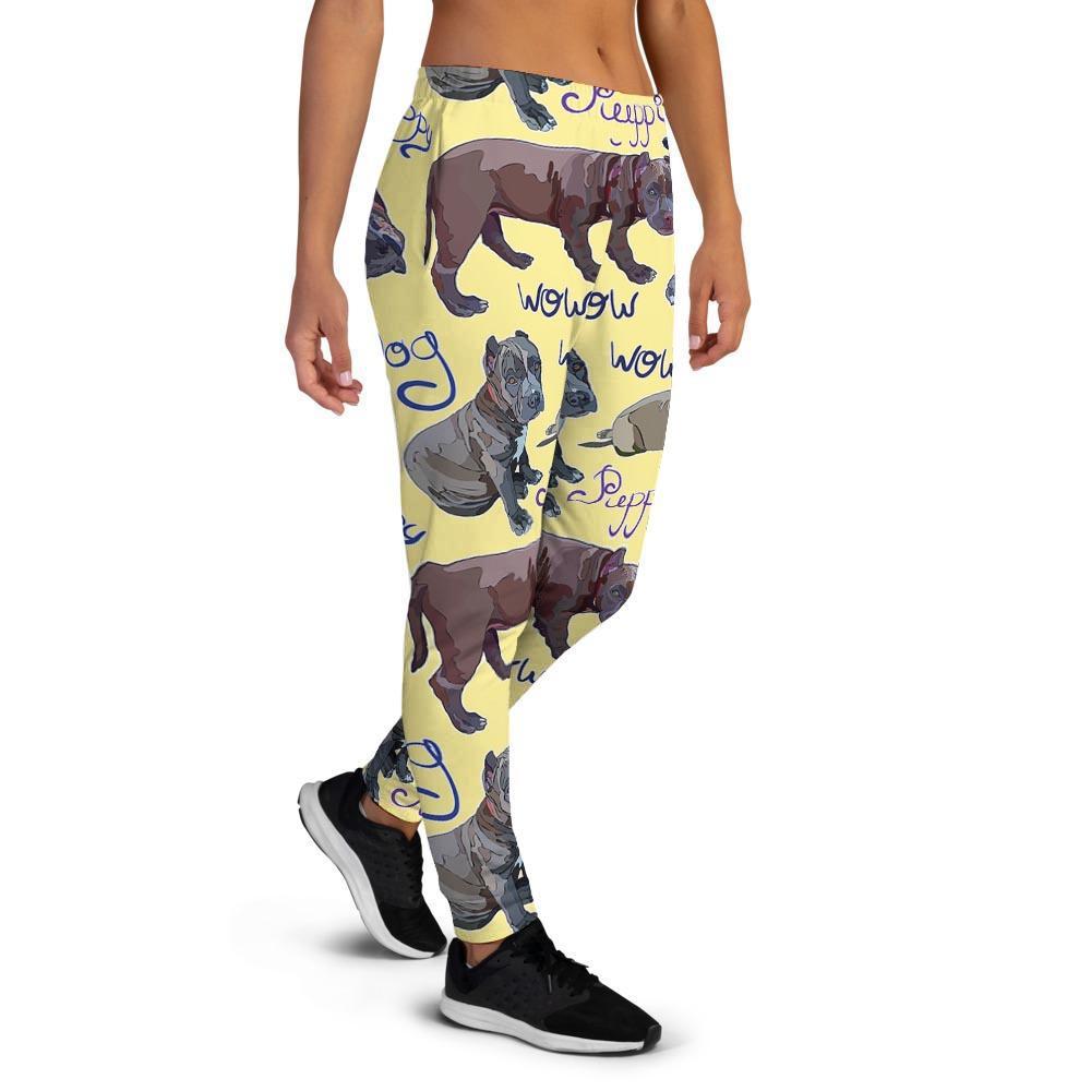 Pitbull Puppy Women's Joggers-grizzshop