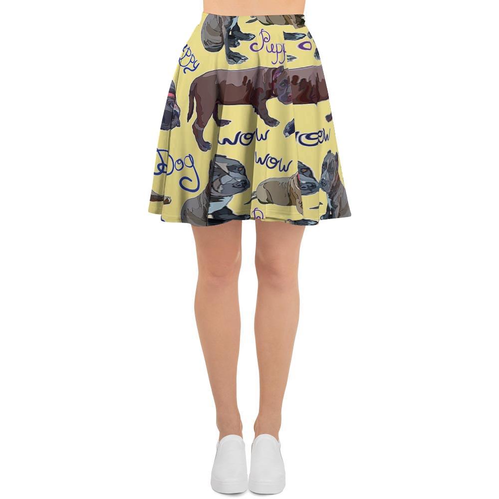 Pitbull Puppy Women's Skirt-grizzshop