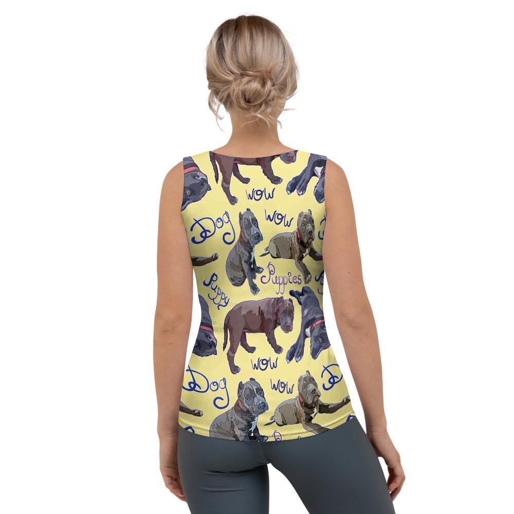 Pitbull Puppy Women's Tank Top-grizzshop