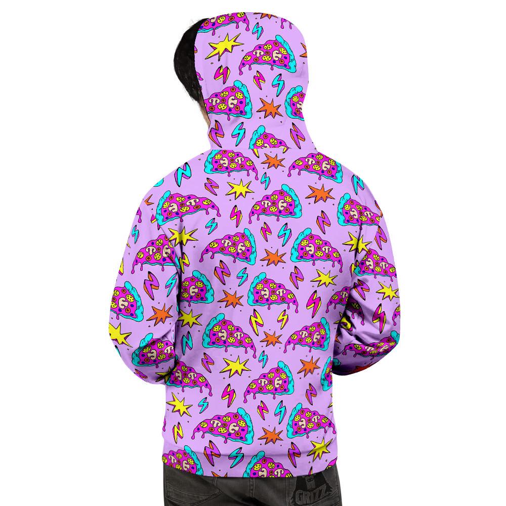 Pizza Psychedelic Print Pattern Men's Hoodie-grizzshop