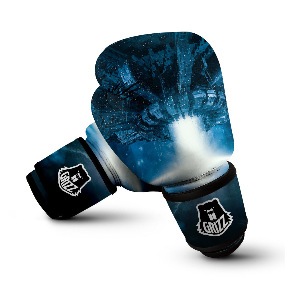 Planetary Invasion Print Boxing Gloves-grizzshop