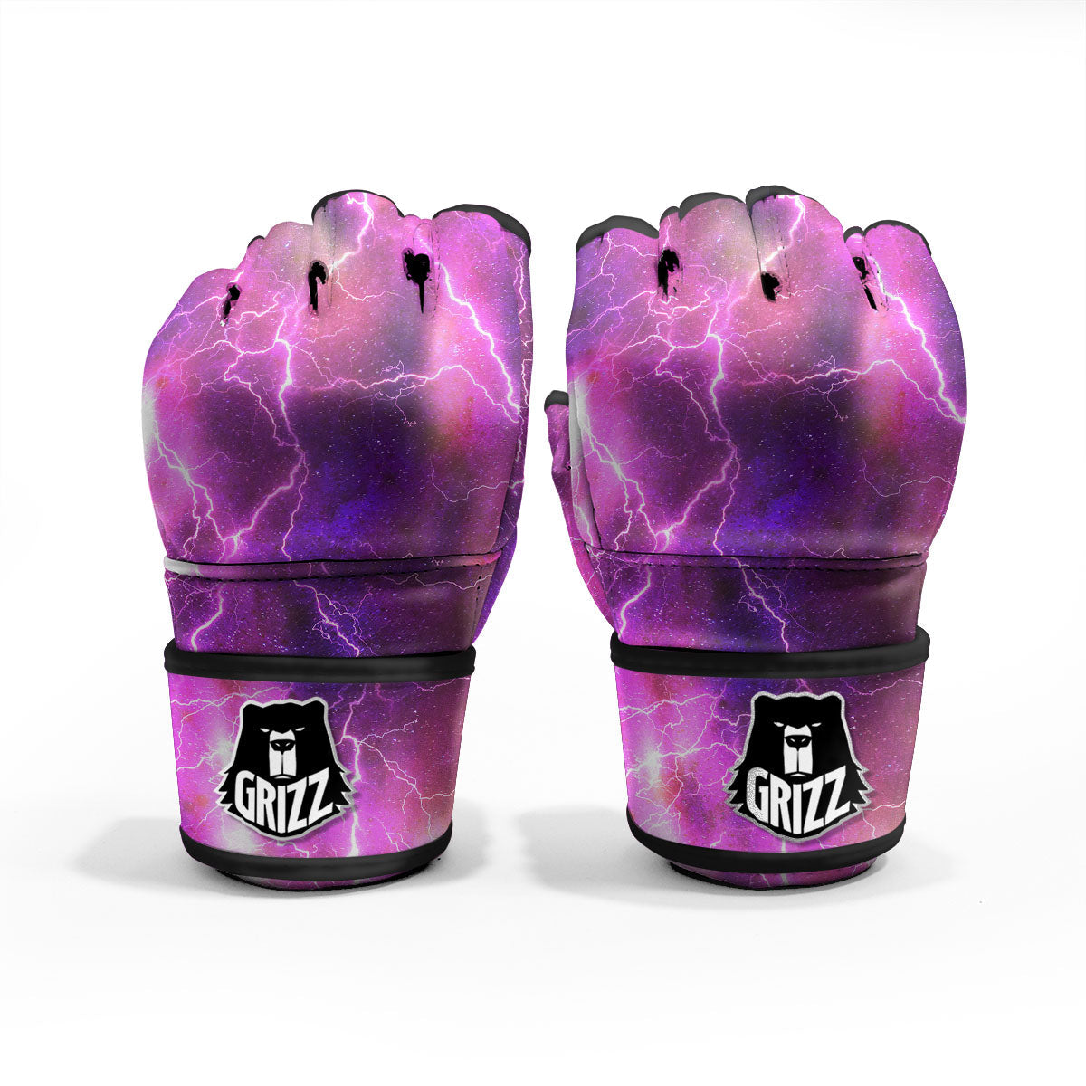 Plasma Lightning Print MMA Gloves-grizzshop