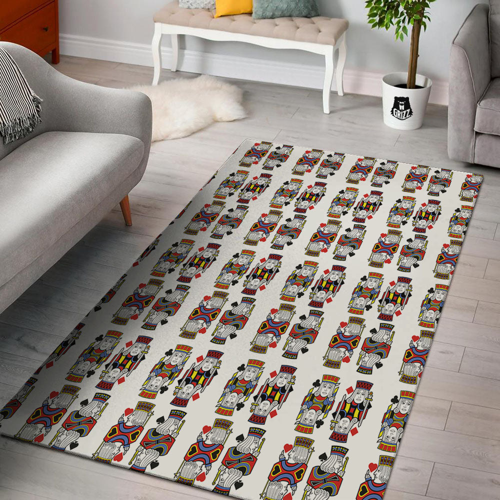 Playing Cards Four Jacks Print Pattern Floor Mat-grizzshop