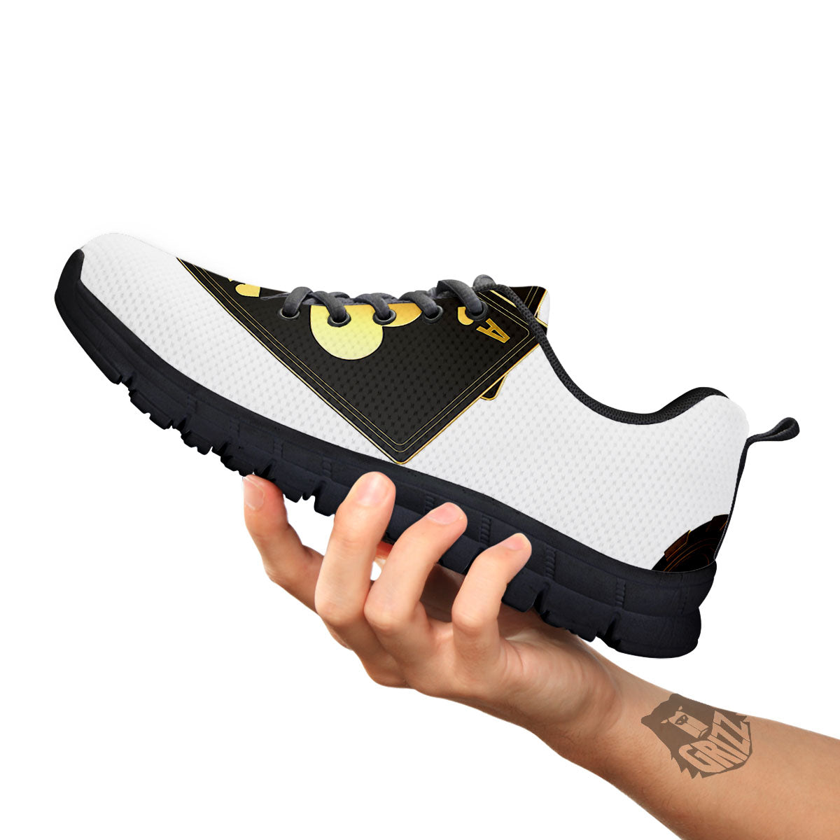 Poker Cards Print Black Sneaker-grizzshop