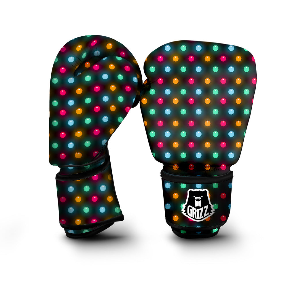 Polka Dot Light Print Boxing Gloves-grizzshop