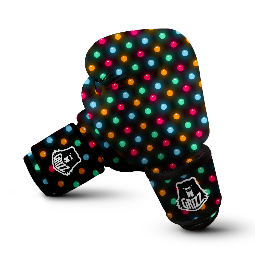 Polka Dot Light Print Boxing Gloves-grizzshop