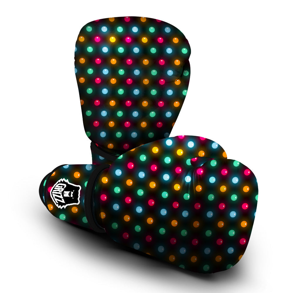 Polka Dot Light Print Boxing Gloves-grizzshop