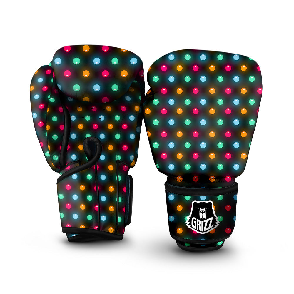Polka Dot Light Print Boxing Gloves-grizzshop