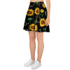 Polygonal Sunflower Women's Skirt-grizzshop