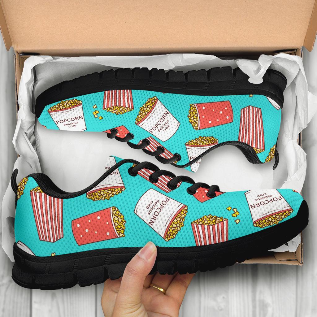 Popcorn Pastel Pattern Print Sneaker Shoes For Men Women-grizzshop