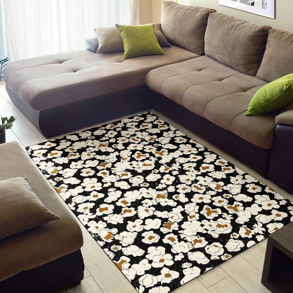 Popcorn Pattern Print Floor Mat-grizzshop