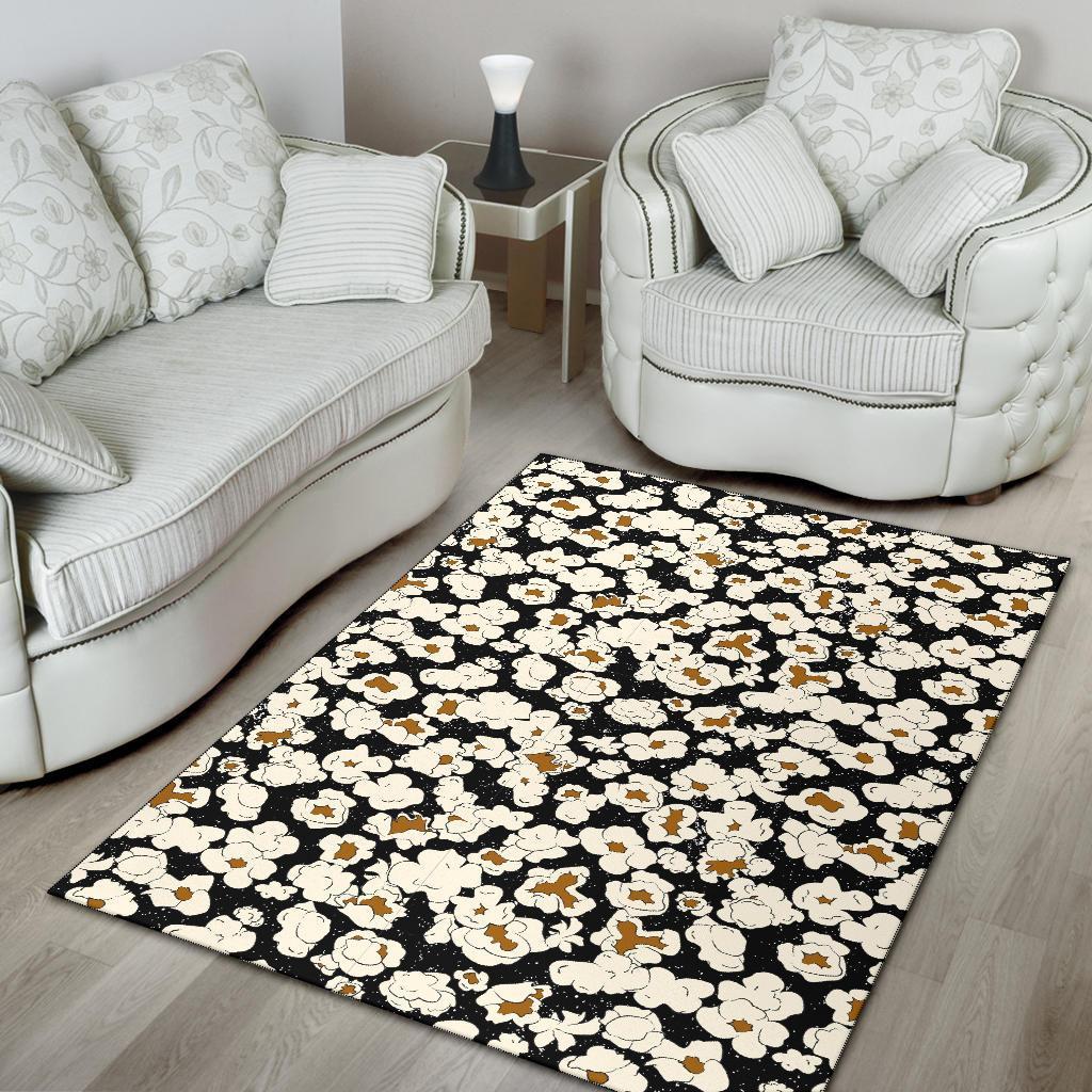 Popcorn Pattern Print Floor Mat-grizzshop