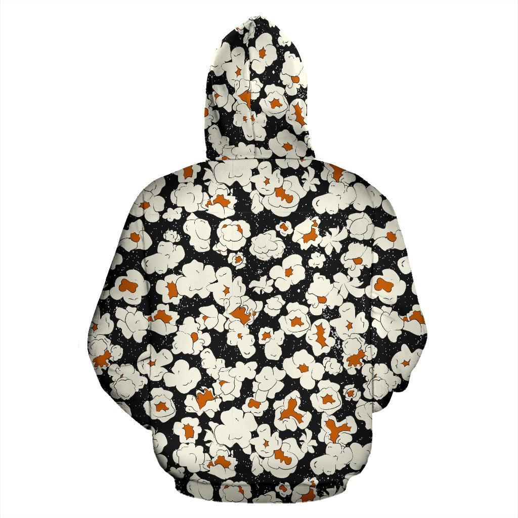 Popcorn Pattern Print Men Women Pullover Hoodie-grizzshop