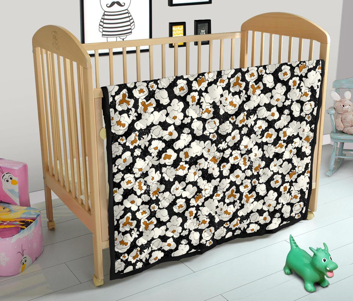 Popcorn Pattern Print Quilt-grizzshop