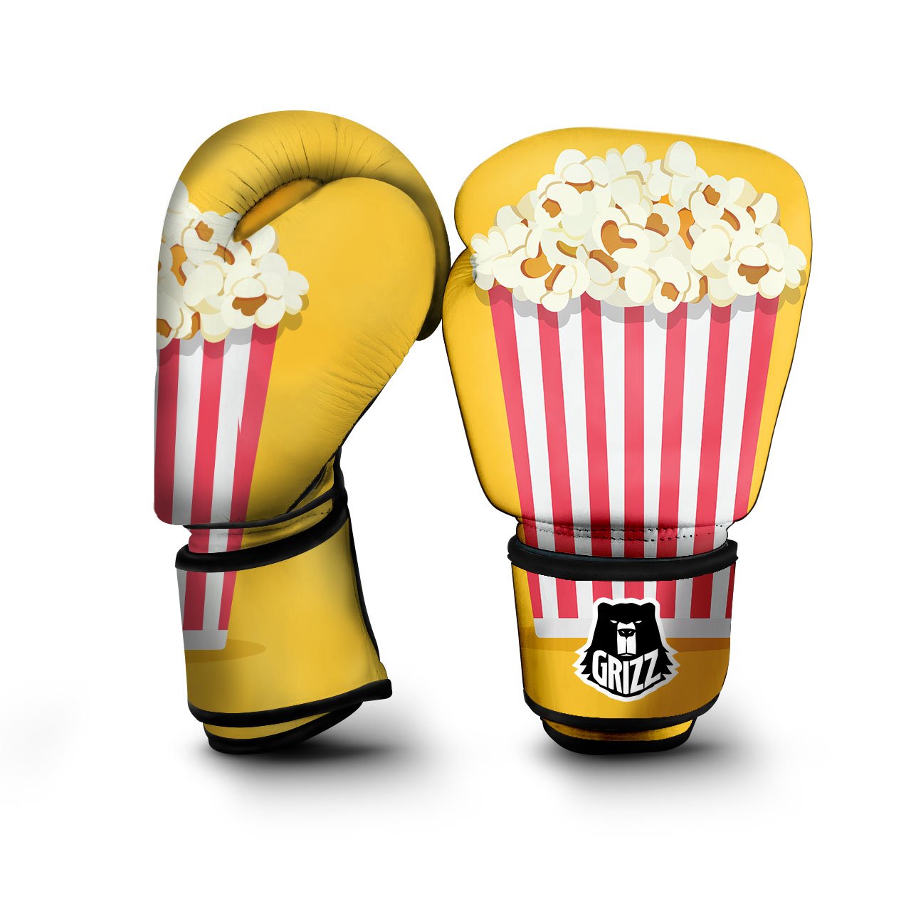 Popcorn Print Boxing Gloves-grizzshop