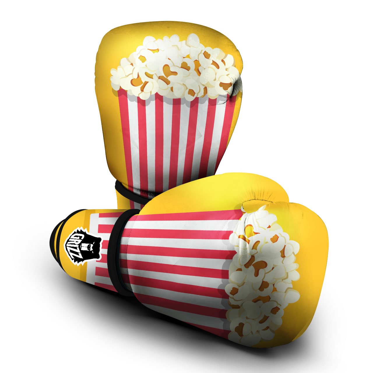 Popcorn Print Boxing Gloves-grizzshop