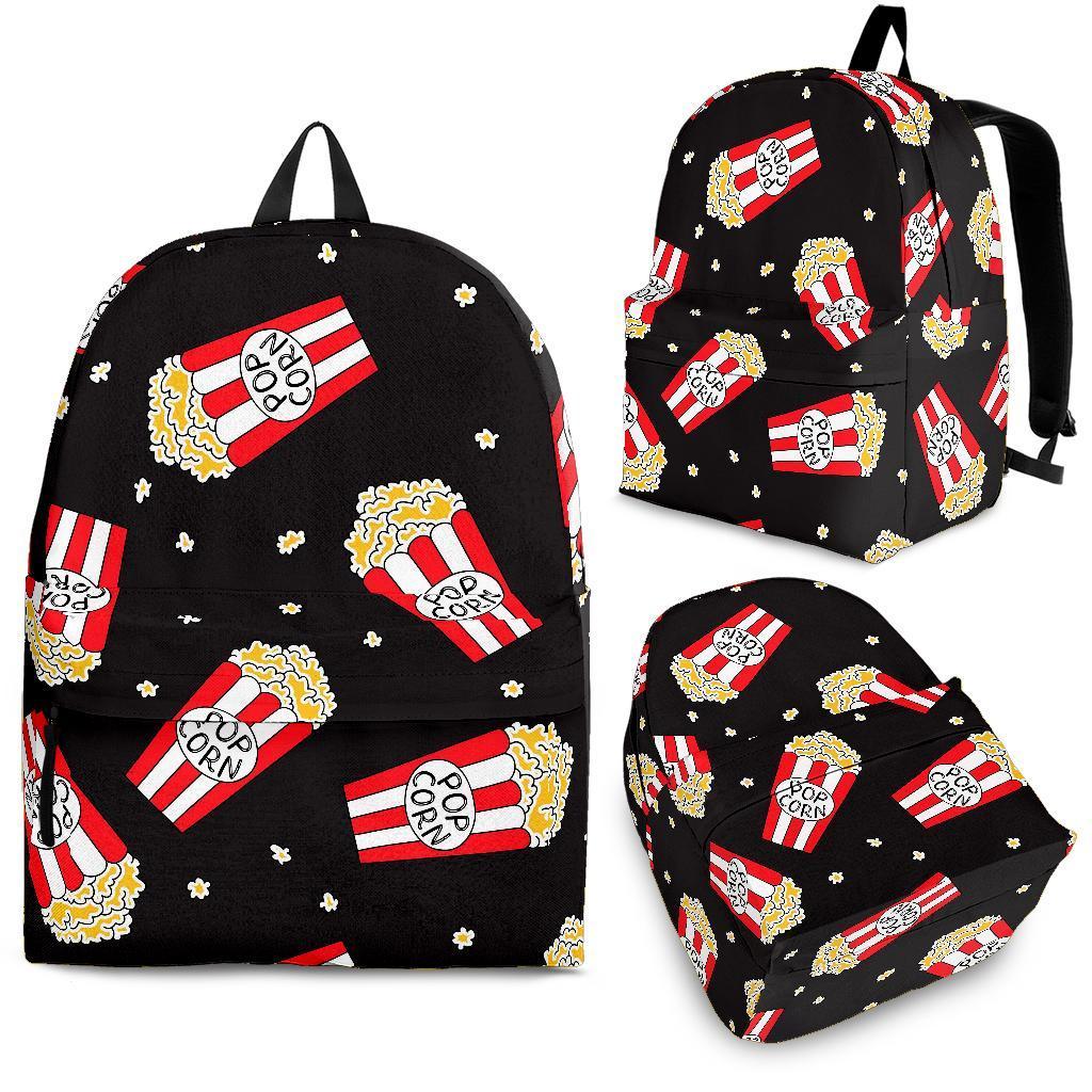 Popcorn Print Pattern Backpack-grizzshop