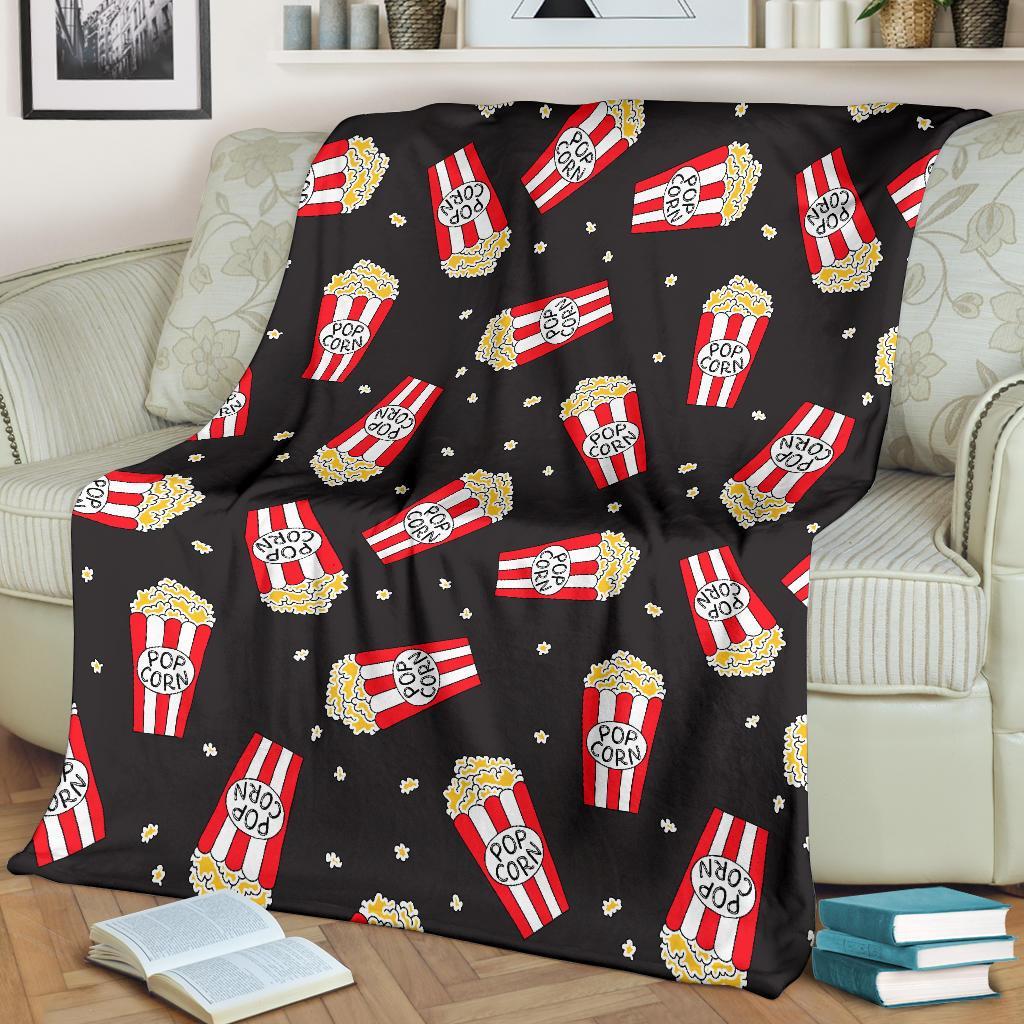 Popcorn Print Pattern Blanket-grizzshop