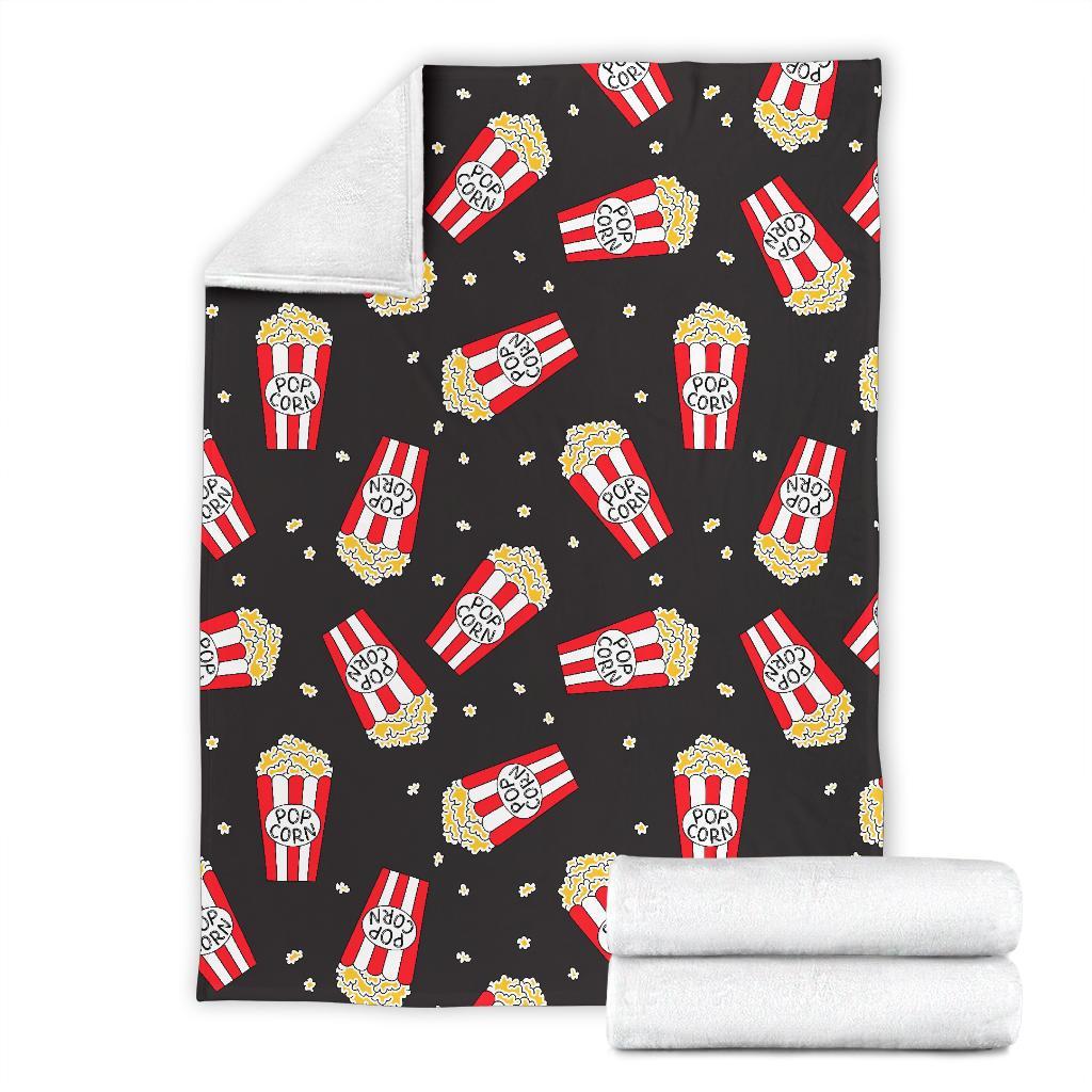 Popcorn Print Pattern Blanket-grizzshop